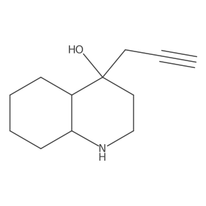 4-prop-2-ynyl-2,3,4a,5,6,7,8,8a-octahydro-1H-quinolin-4-ol Structure