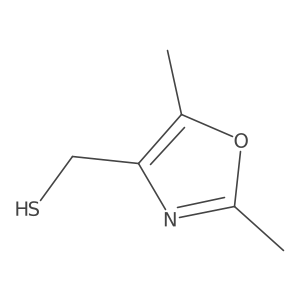 (2,5-Dimethyl-1,3-oxazol-4-yl)methanethiol Structure
