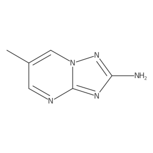 6-Methyl-[1,2,4]triazolo[1,5-a]pyrimidin-2-amine结构式