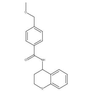 N-(3,4-dihydro-2H-thiochromen-4-yl)-4-(methoxymethyl)benzamide Structure