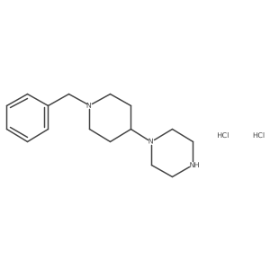 1-(1-Benzyl-piperidin-4-yl)-piperazine dihydrochloride Structure