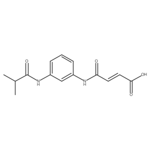 4-{[3-(Isobutyrylamino)phenyl]amino}-4-oxo-2-butenoic acid Structure