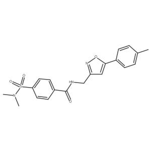 4-(N,N-dimethylsulfamoyl)-N-((5-(p-tolyl)isoxazol-3-yl)methyl)benzamide Structure