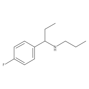 [1-(4-Fluorophenyl)propyl](propyl)amine结构式
