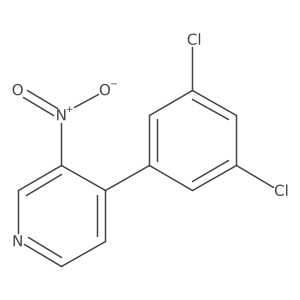 4-(3,5-Dichlorophenyl)-3-nitropyridine结构式