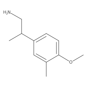 2-(4-Methoxy-3-methylphenyl)propan-1-amine结构式