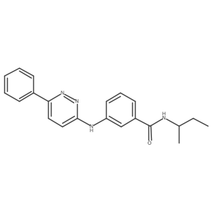 N-(Butan-2-YL)-3-[(6-phenylpyridazin-3-YL)amino]benzamide结构式