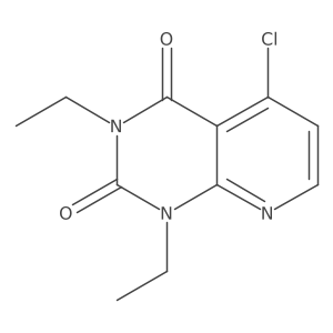 5-Chloro-1,3-diethylpyrido[2,3-d]pyrimidine-2,4(1H,3H)-dione结构式