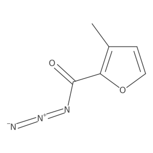 3-Methylfuran-2-carbonyl azide结构式