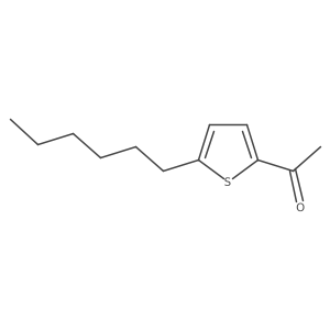 1-(5-Hexylthiophen-2-yl)ethanone Structure