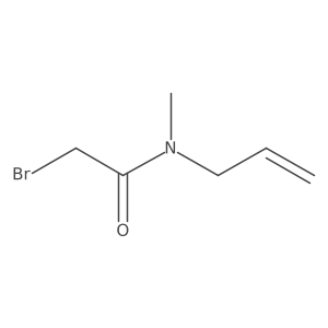 2-bromo-N-methyl-N-(prop-2-en-1-yl)acetamide结构式