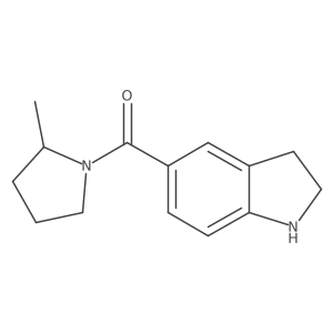 Methanone,(2,3-dihydro-1h-indol-5-yl)(2-methyl-1-pyrrolidinyl)-结构式