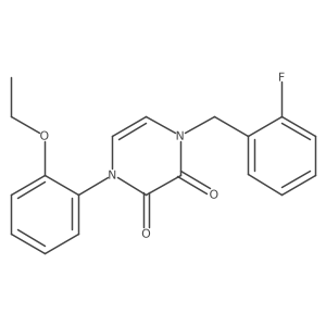 1-(2-ethoxyphenyl)-4-(2-fluorobenzyl)pyrazine-2,3(1H,4H)-dione Structure
