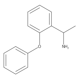 (1S)-1-(2-phenoxyphenyl)ethan-1-amine结构式