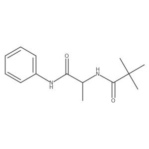 n-(1-Oxo-1-(phenylamino)propan-2-yl)pivalamide Structure
