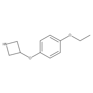 3-(4-Ethoxyphenoxy)azetidine结构式