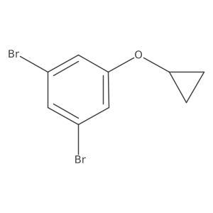 1,3-Dibromo-5-cyclopropoxybenzene Structure