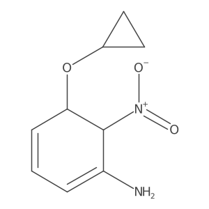 5-Cyclopropoxy-6-nitrocyclohexa-1,3-dien-1-amine Structure