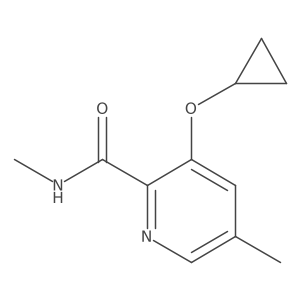 3-Cyclopropoxy-N,5-dimethylpicolinamide Structure