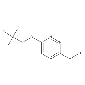 [6-(2,2,2-Trifluoroethoxy)pyridazin-3-yl]methanol结构式