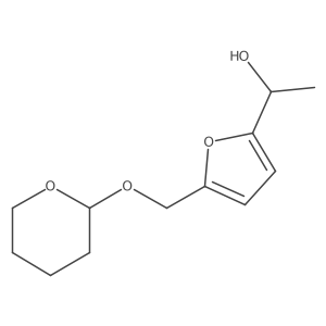 1-[5-(Tetrahydro-pyran-2-yloxymethyl)-furan-2-yl]-ethanol Structure