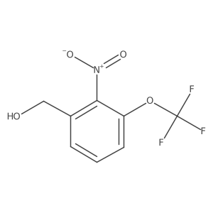 [2-Nitro-3-(trifluoromethoxy)phenyl]methanol结构式