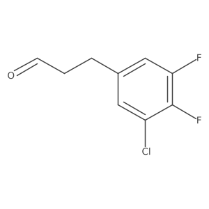 3-(3-Chloro-4,5-difluoro-phenyl)-propionaldehyde Structure