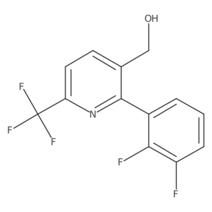 2-(2,3-Difluorophenyl)-6-(trifluoromethyl)pyridine-3-methanol结构式