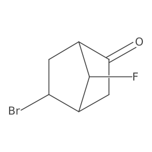 (1R,4S,5R,7R)-5-bromo-7-fluorobicyclo[2.2.1]heptan-2-one Structure