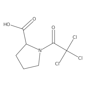 1-(2,2,2-Trichloroacetyl)proline Structure