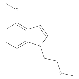 4-methoxy-1-(2-methoxyethyl)-1H-Indole结构式