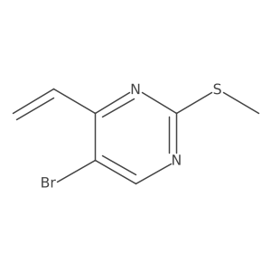 5-Bromo-4-ethenyl-2-(methylthio)pyrimidine Structure