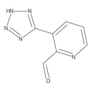 3-(2H-tetrazol-5-yl)picolinaldehyde Structure