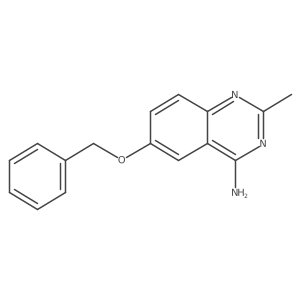 6-(Benzyloxy)-2-methylquinazolin-4-amine Structure