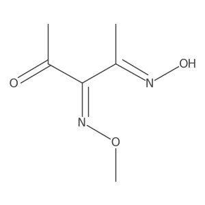 2,3,4-Pentanetrione, 3-(O-methyloxime) 2-oxime结构式