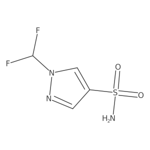 1-(difluoromethyl)-1H-pyrazole-4-sulfonamide Structure