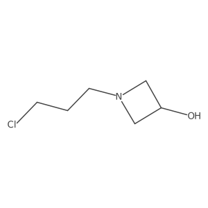 1-(3-Chloropropyl)azetidin-3-OL Structure
