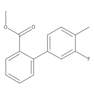 Methyl 2-(3-fluoro-4-methylphenyl)benzoate Structure