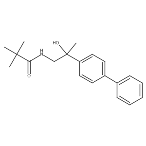 N-(2-([1,1'-biphenyl]-4-yl)-2-hydroxypropyl)pivalamide结构式