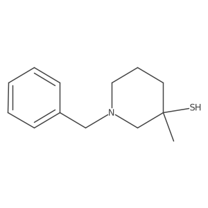1-Benzyl-3-methylpiperidine-3-thiol Structure