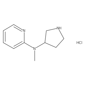 N-methyl-N-(pyrrolidin-3-yl)pyridin-2-amine hydrochloride Structure