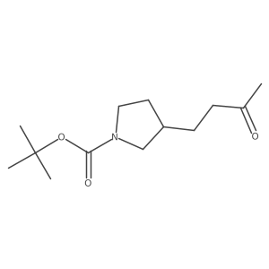 Tert-butyl 3-(3-oxobutyl)pyrrolidine-1-carboxylate Structure