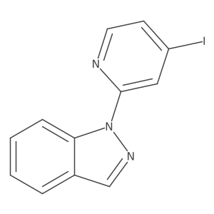 1-(4-iodopyridin-2-yl)-1H-indazole结构式