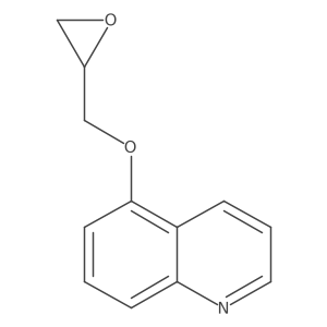 (S)-5-(Oxiran-2-ylmethoxy)quinoline结构式