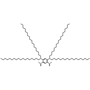 4,6-Dinitro-N1,N1,N3,N3-tetraoctadecyl-1,3-benzenediamine结构式