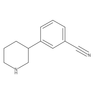 (S)-3-Piperidin-3-yl-benzonitrile Structure