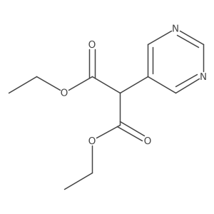 1,3-Diethyl2-(pyrimidin-5-yl)propanedioate结构式