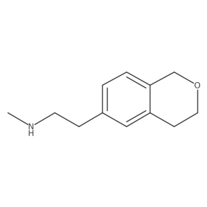 [2-(3,4-Dihydro-1h-2-benzopyran-6-yl)ethyl](methyl)amine Structure
