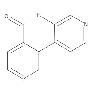 2-(3-Fluoropyridin-4-yl)benzaldehyde Structure