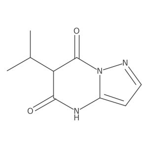 6-(propan-2-yl)-4H,5H,6H,7H-pyrazolo[1,5-a]pyrimidine-5,7-dione结构式